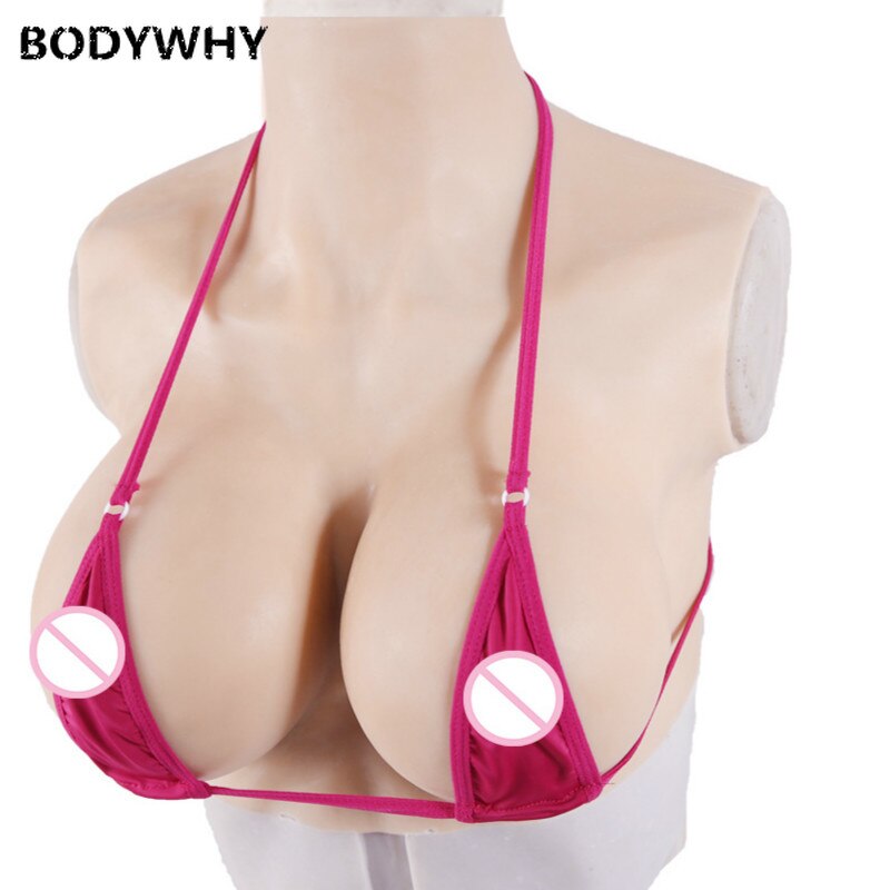 Silicone Breast False Breast Pad Big Breasts Realistic Transgender False Boobs Latex Underwear Special Clothing Gifts Hot Sale
