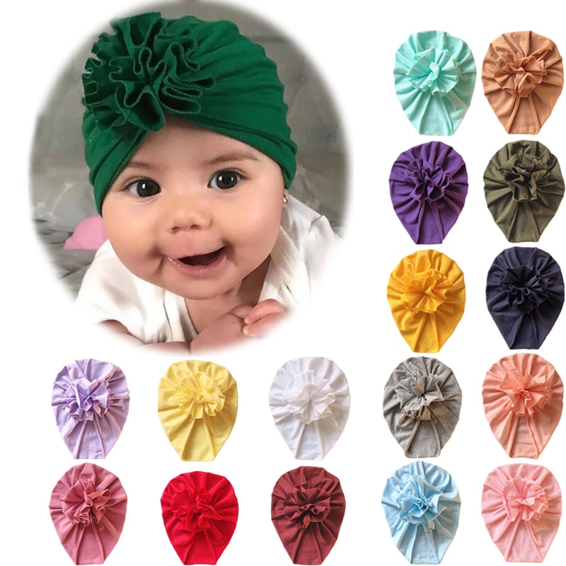 2020 New Baby Headband Newborn Toddler Baby Girls Head Wrap Turban Headbands Hair Accessories Baby Gifts for 0-2Y