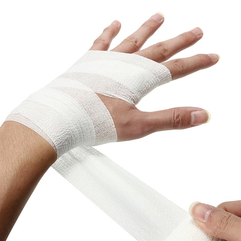 Self-Adhesive Elastic Bandage First Aid Medical Health Care Treatment Gauze Tape Emergency Muscle Tape First Aid Tool 2.5CM*4.5M