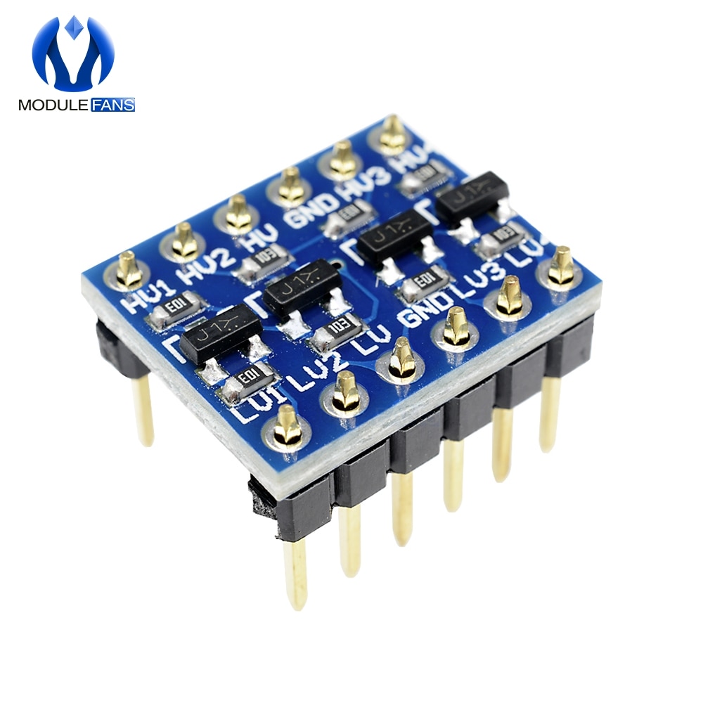 Diymore 5V 3.3V DC IIC I2C Logic Level Converter Bi-Directional Board Module Module For Arduino With Pins