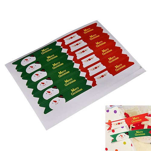 36 pcs/set Merry christmas Santa Claus Snowman Seal Sticker labels christmas party bake package paper tags xmas gift