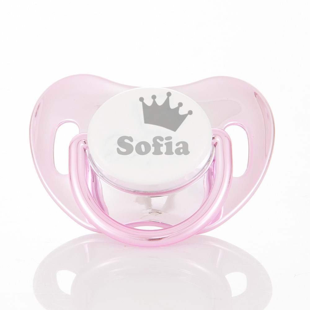 MIYOCAR custom pacifiers any name text can make BPA free safe personalized pacifierP dummy FDA pass baby best choice baby shower