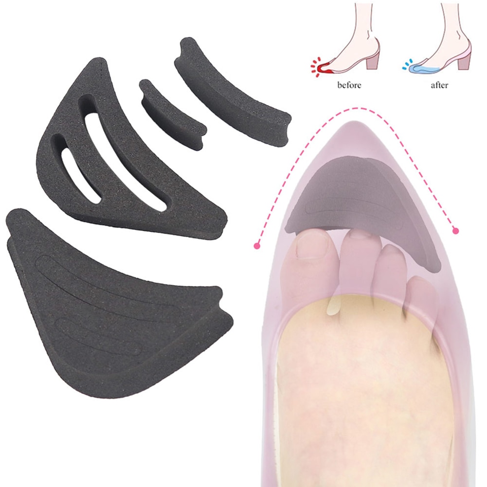 1PC Fashion Anti-Pain Sponge Cushion Foot Forefoot Half Yards Shoes Pad Top Plug