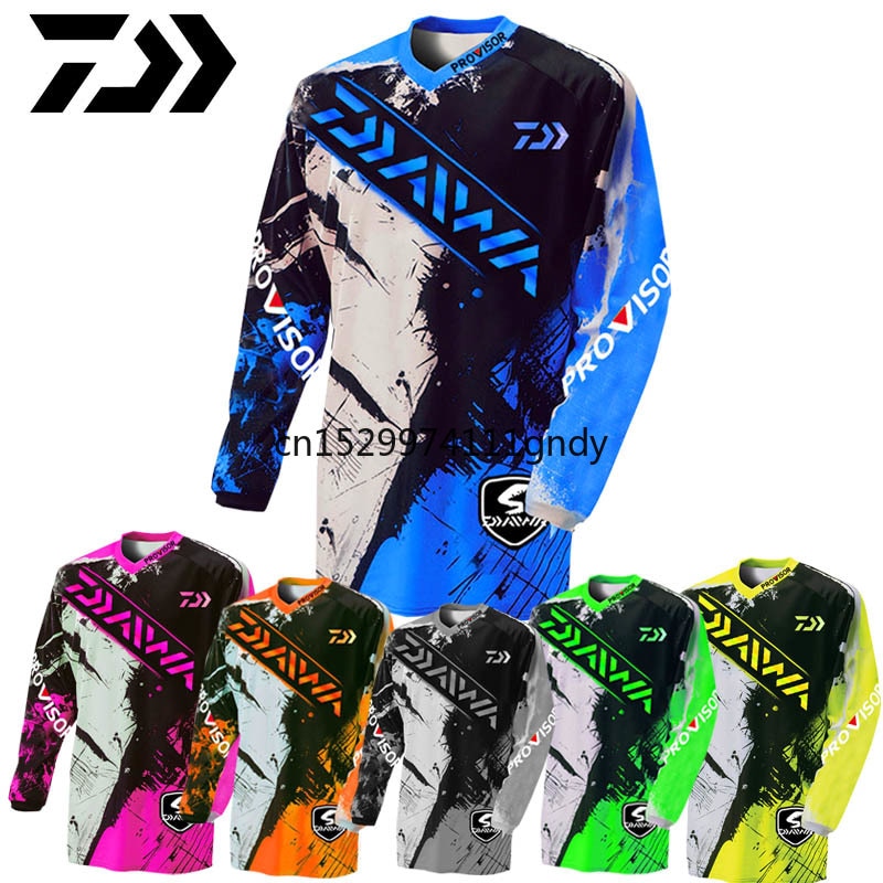 2020 Daiwa Anti-uv Sun Fishing Jersey Breathable Quick Dry Fishing Spring Long-sleeve Fishing Clothes Clothing Fishing Shirt