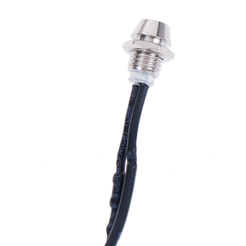 Hot sale 1pcs Unicersal 23.5cm 1/4" Dash Light Lamp with Wire 12V LED Metal Indicator Custom