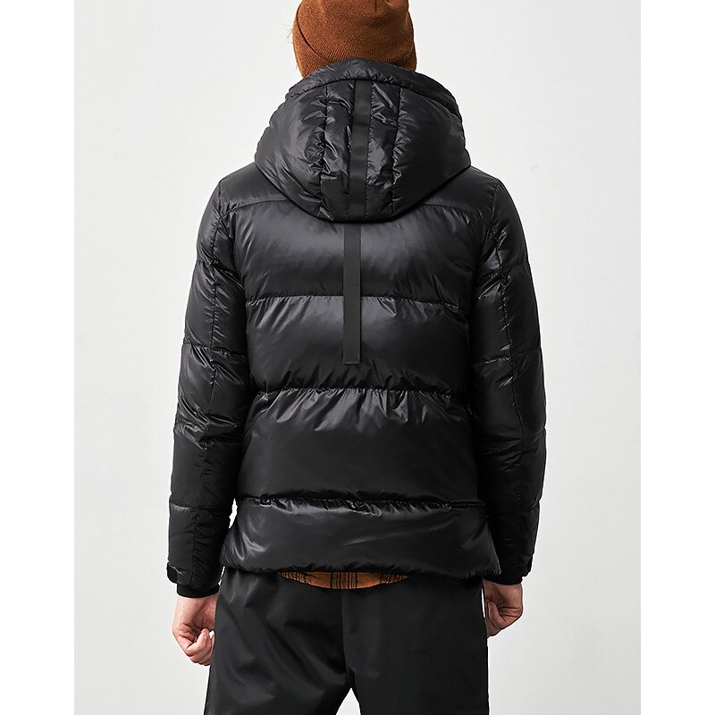 Men's 2020 Down Jacket Winter Coat Men Fashions Thick Warm Puffer Down Jackets Coats with Hat Parka Manteau Homme KJ790 s s