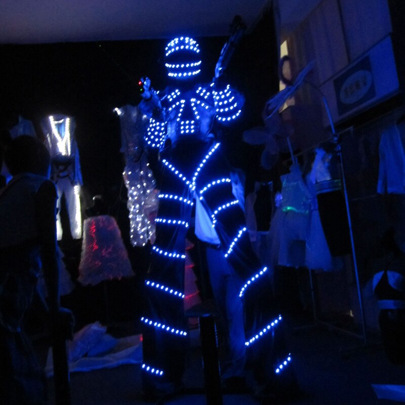 zLED Clothing/Light suits/LED Costume / LED Robot suits/ Luminous costume/ led lights costumes