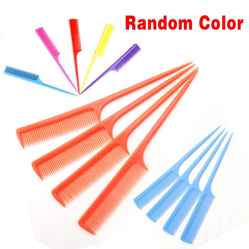 High-quality And Durable Pointed Tail Comb Fine Tooth Partition Hair Comb Plastic Antistatic Hair Comb