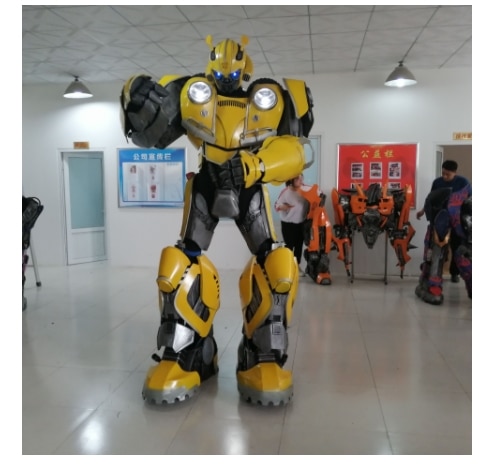 Bumblebee 1987 Wearable Armor Transformers Cosplay Wearable Armor for Optimus Prime and Megatron Cosplay party costume