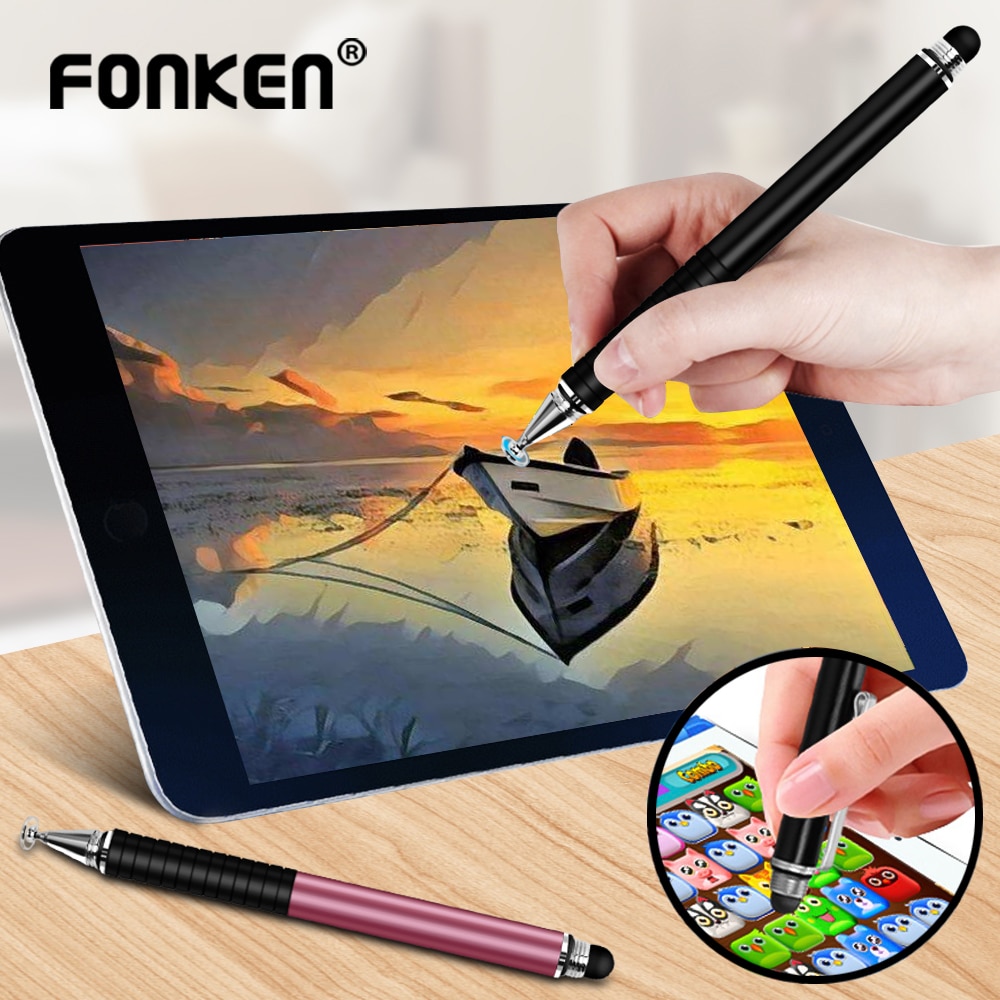 Universal 2 In 1 Stylus Pen for Phone Tablet Touch Pen Drawing Capacitive Screen Caneta Pencil For Smartphone Smart Android Pens