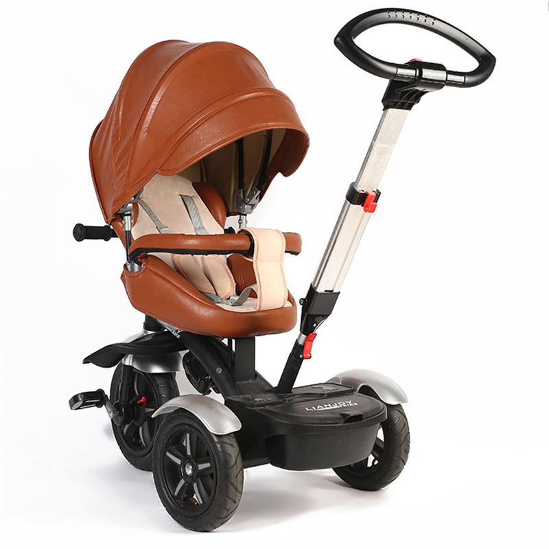 Multi-functional Children's Tricycle Baby Bicycle Infants 360-Degree Spinning Cart