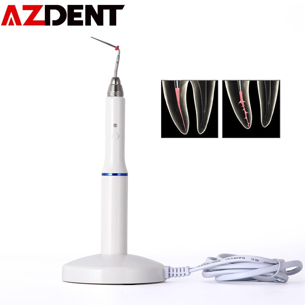 Azdent Dental Cordless Wireless Gutta Percha Obturation System Endo Heated Pen Dental Cordless Wireless Gutta Percha + 2 Tips