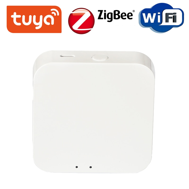 Wireless Tuya ZigBee Gateway Hub Smart Home Device Support add APP Gateway Smart Light Control ZigBee 3.0 Remote Controller