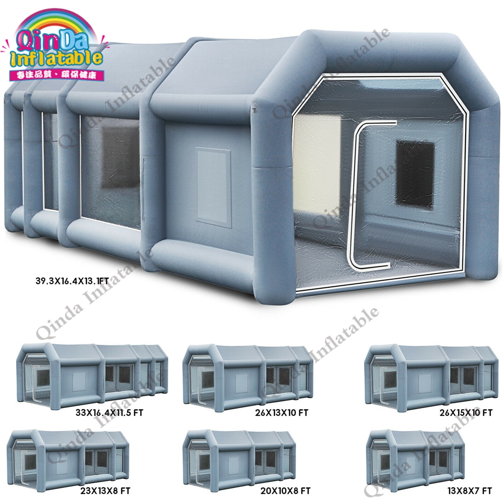 Free shipping custom made spray tent inflatable paint booth for car spraying
