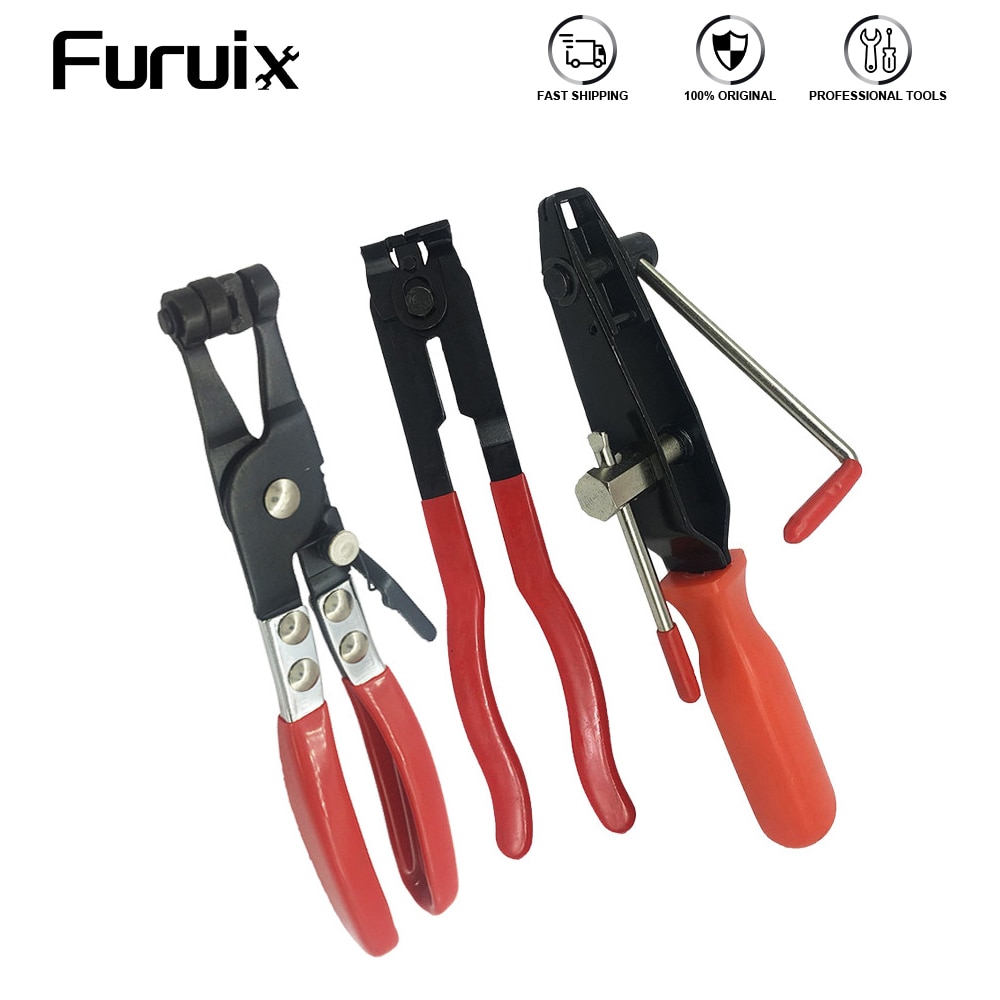 3Pcs CV Joint Boot Clamp Pliers Car Banding Hand Tool Kit Set For Use MultiFunctional With Coolant Hose Fuel Clamps Tools