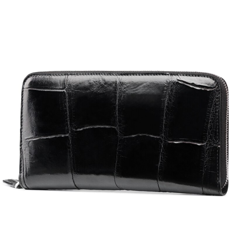 ejue Estuarine crocodile men wallet male long men clutch bags business leisure More screens Zipper bag youth Men bag