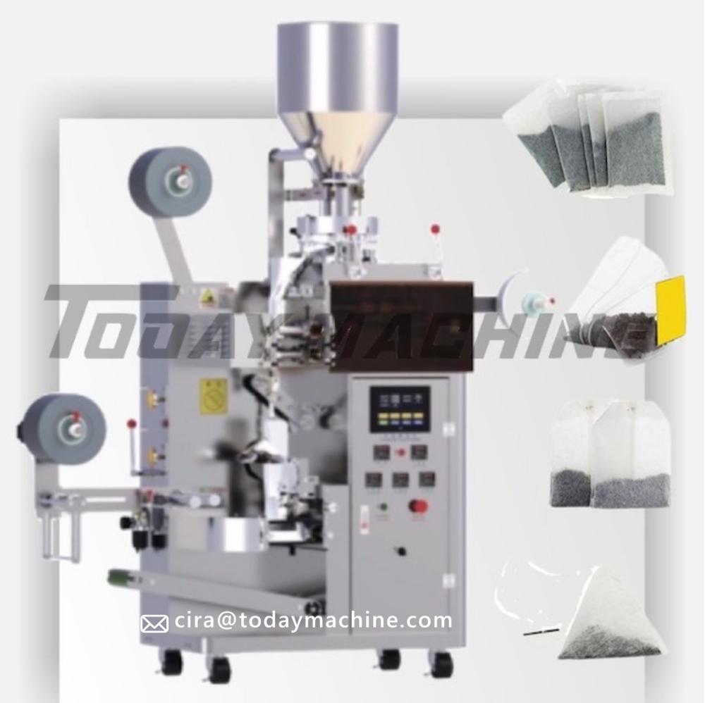 automatic tea bag packing machine with label