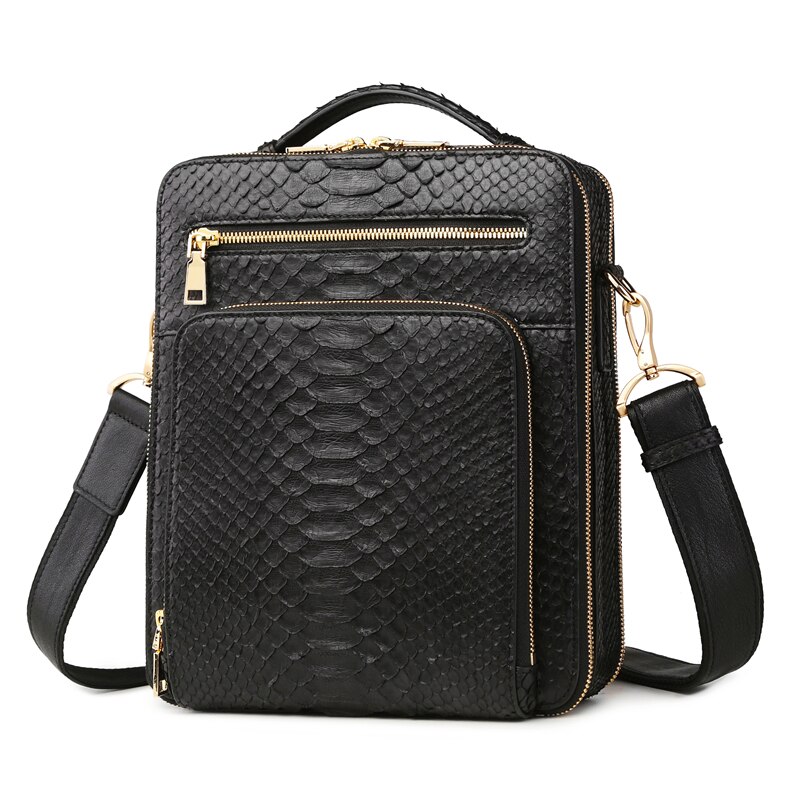 ejue Python skin bag for men leather bag for men business leisure men handbag large capacity new handbag men handbag