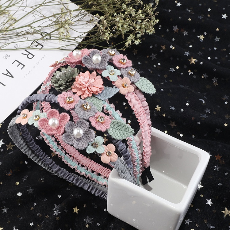 Colorful children's schoolgirls and middle school children's hairpin hairband cute baby anti-skid headband little girl hair head