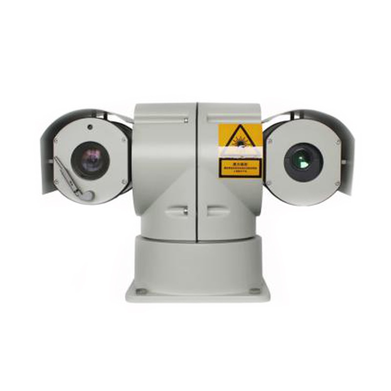 Car dual-spectral thermal imaging PTZ camera HSOTLTH5108, horizontal 360 degrees vertical ± 90 degrees rotation, built-in 20X 10