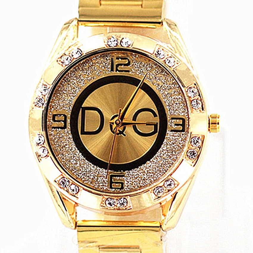 2021 Zegarek Damski new DQG fashion luxury watch crystal quartz female watch gold silver stainless steel ladies dress watch