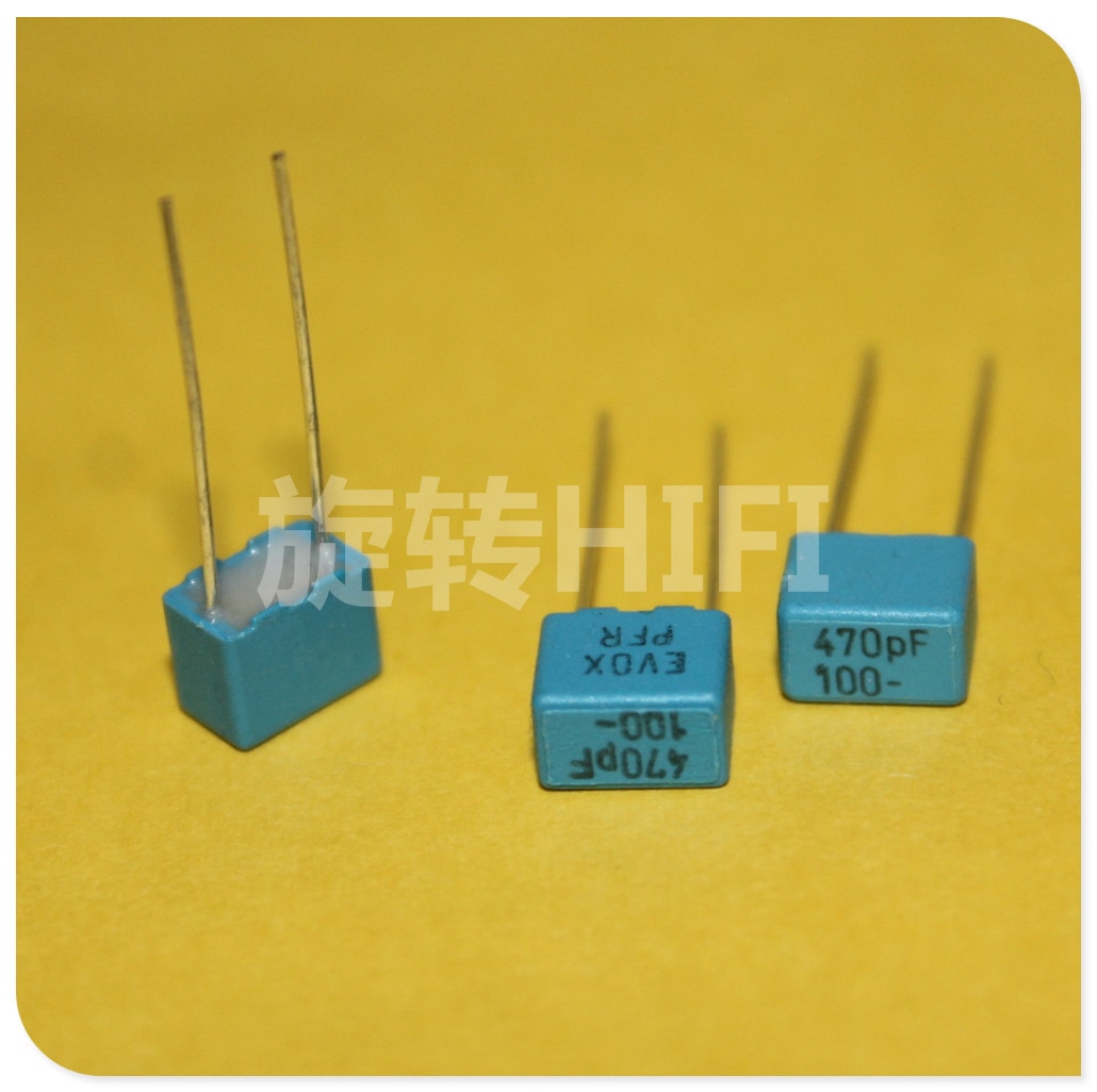 KEMET EVOX PFR5 p5 Audio frequency film MKP capacitance 430PF 450PF 470PF 820PF 910PF 63V 100V 250V 400V Blue capacitor