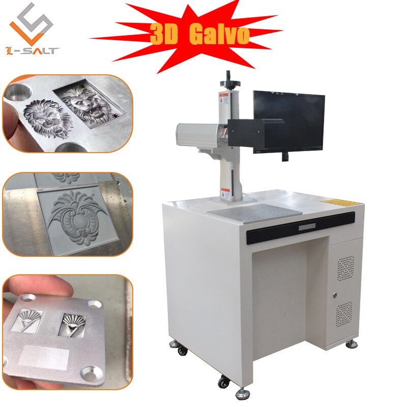 Jewellery making machinery industrial laser marking hobby fiber laser marking machine 20w for 3D relief engraving