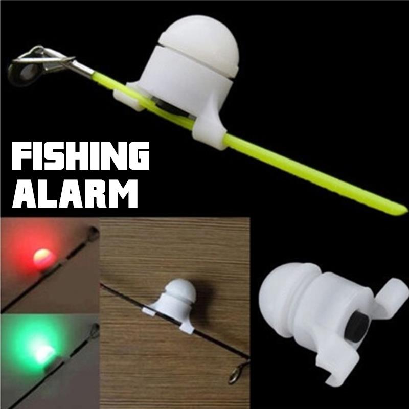 10pcs Alarm Alert Strike Bite 2 Size in 1 Fishing Rod Tip Clip Small HOT Night Mini Rods LED Automatic Induction Fishing Alarm