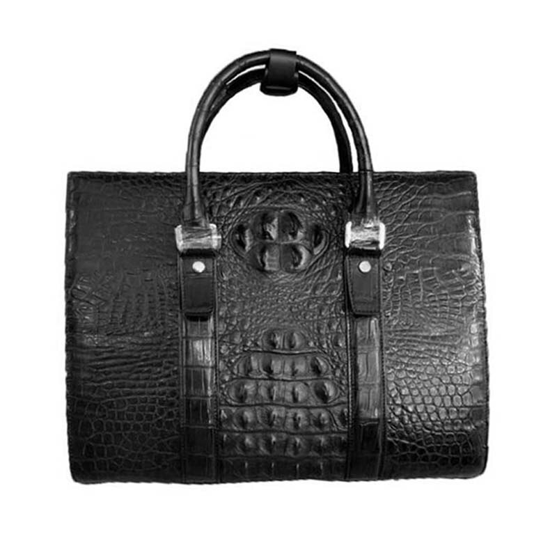 wanexing Thailand crocodile leather Men handbags leisure business true Men briefcase office male Single shoulder bag