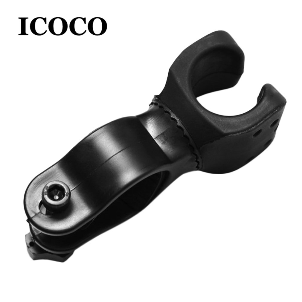 ICOCO Nieuwe upgrade 360 Swivel Fiets LED Mount Bracket Flash Torch Houder Front Light Clip Klem Lantaarn Fiets Accessoires
