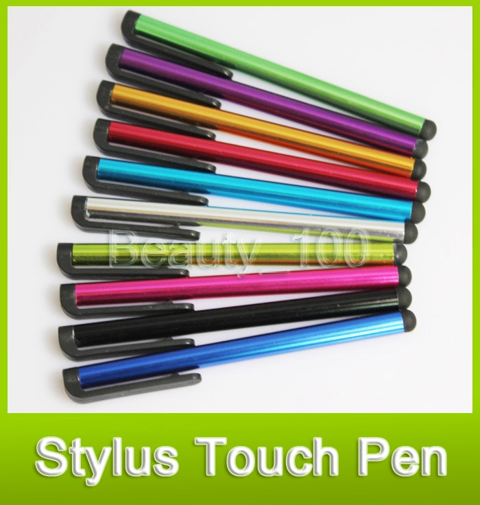Wholesale 20000pcs/lot Universal Capacitive Touch Pen Stylus Screen pen For Iphone X XS MAX 7 8 Ipad Ipod Tablet PC Samsung