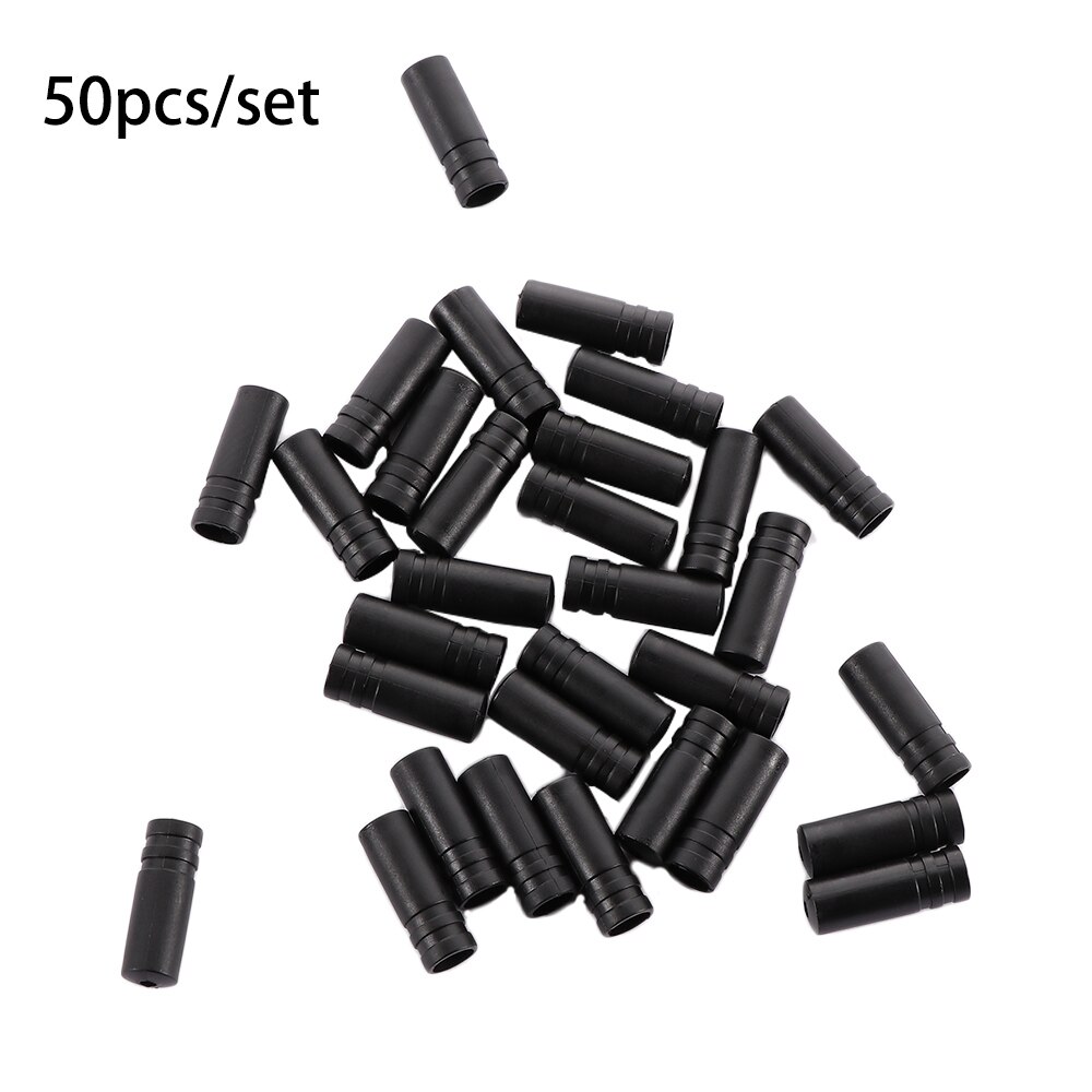 50pcs 4mm Bicycle Mountain Bike Housing Cycling Accessories Shifter Line Cap Derailleur Cable Cap Cord End Covers High Quality