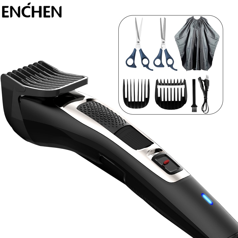 ENCHEN Sharp3S Men's Electric Hair Clipper Kit Barber Professional Cordless Hair Trimmer Self Haircut Machine With Limit Combs
