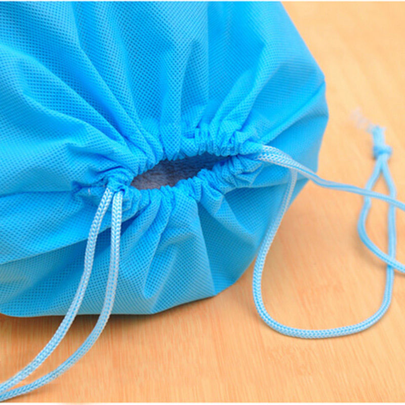 1PCS Travel Non-woven Fabric Shoes Pouch Bag Drawstring Bag / Drawing Bag For Book Clothes Travel Bags