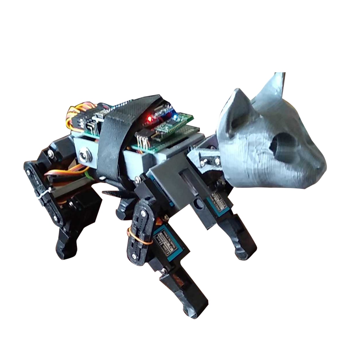 Programmable Mechanical Dog 11DOF Bionic Quadruped Crawling Robot Toy