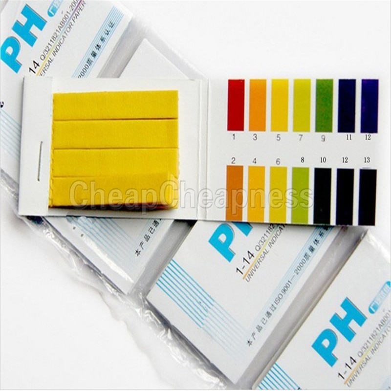 80 Strips PH Test Strip Aquarium Pond Water Testing PH Litmus Paper Full Range Alkaline Acid 1-14 Test Paper Litmus Test