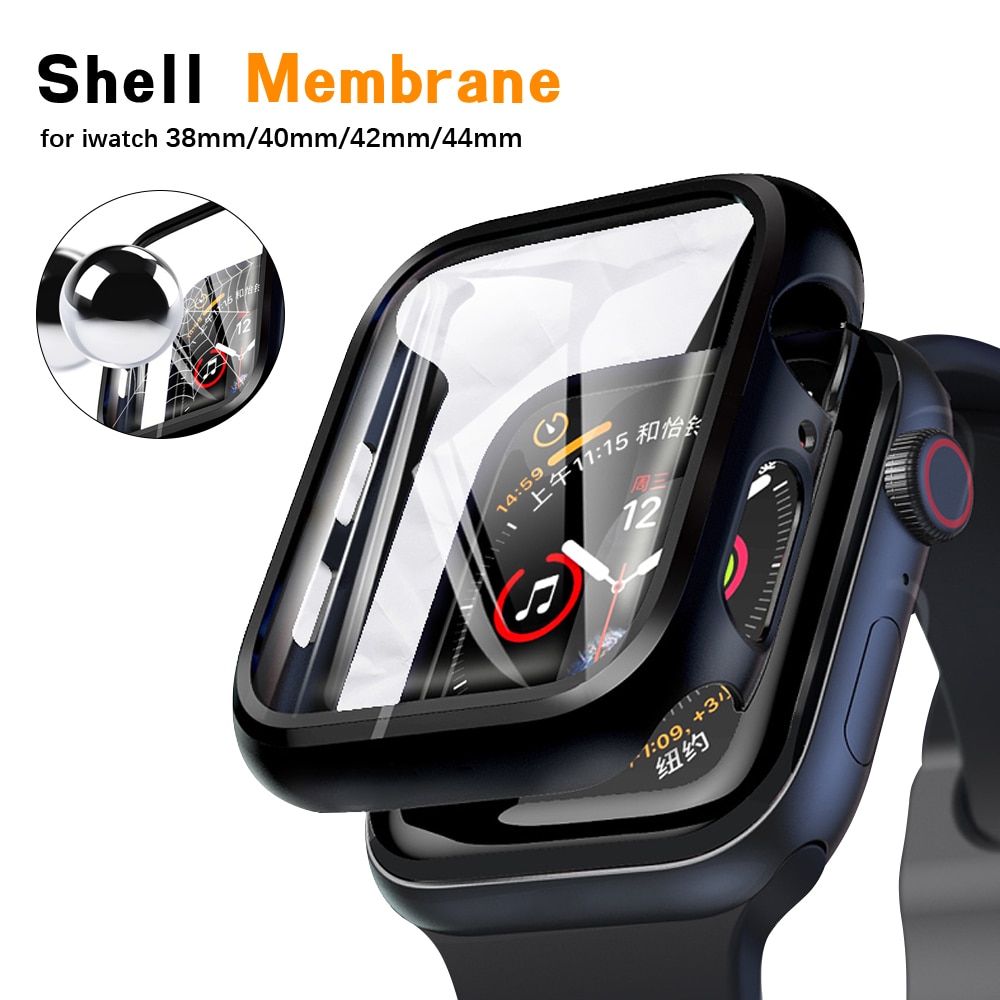 Cover For Apple Watch Case 4 5 6 Se 44mm 40mm 42mm 38mm Apple Watch series iWatch 4321 Accessories Bumper Protective Shell Frame