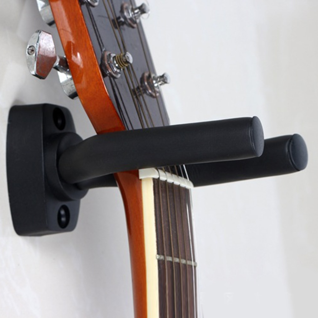 1 Pcs Wall Mount Stand Rack Bracket Guitar Hanger Hook Holder Display Guitar Bass Screws Accessories