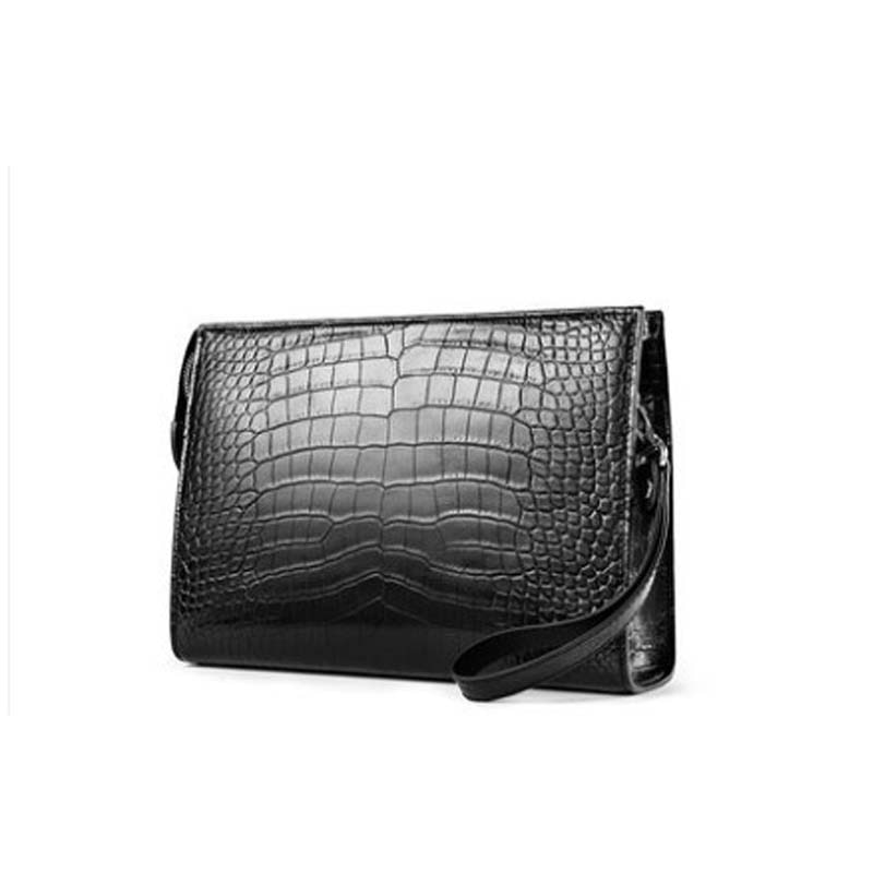 afanzhe true Thailand crocodile male envelope bag fashion leisure handbags import business male men clutch bags