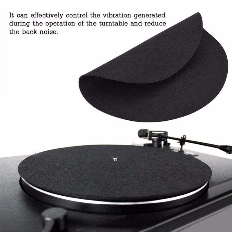 1Pcs Ultra-Thin Anti-Static Lp Vinyl Turntable Record Player Pad For Phonographs Flat Soft Mat Record Slipmat Mat Pad