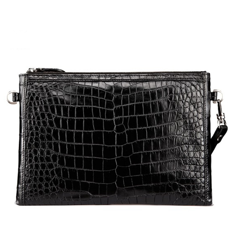 yinshang new arrival crocodile leather men clutch bag men bag Hand package business Hand bag fashion male bag