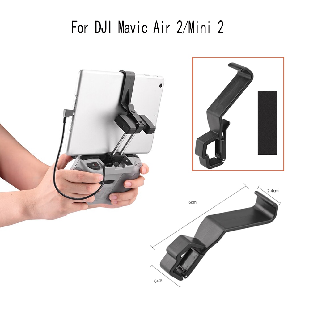 For DJI Mavic Air 2/Mini 2/Air 2S Drone Remote Control Tablet Stand Holder Adjustable Quick Release Extender Mount Accessories