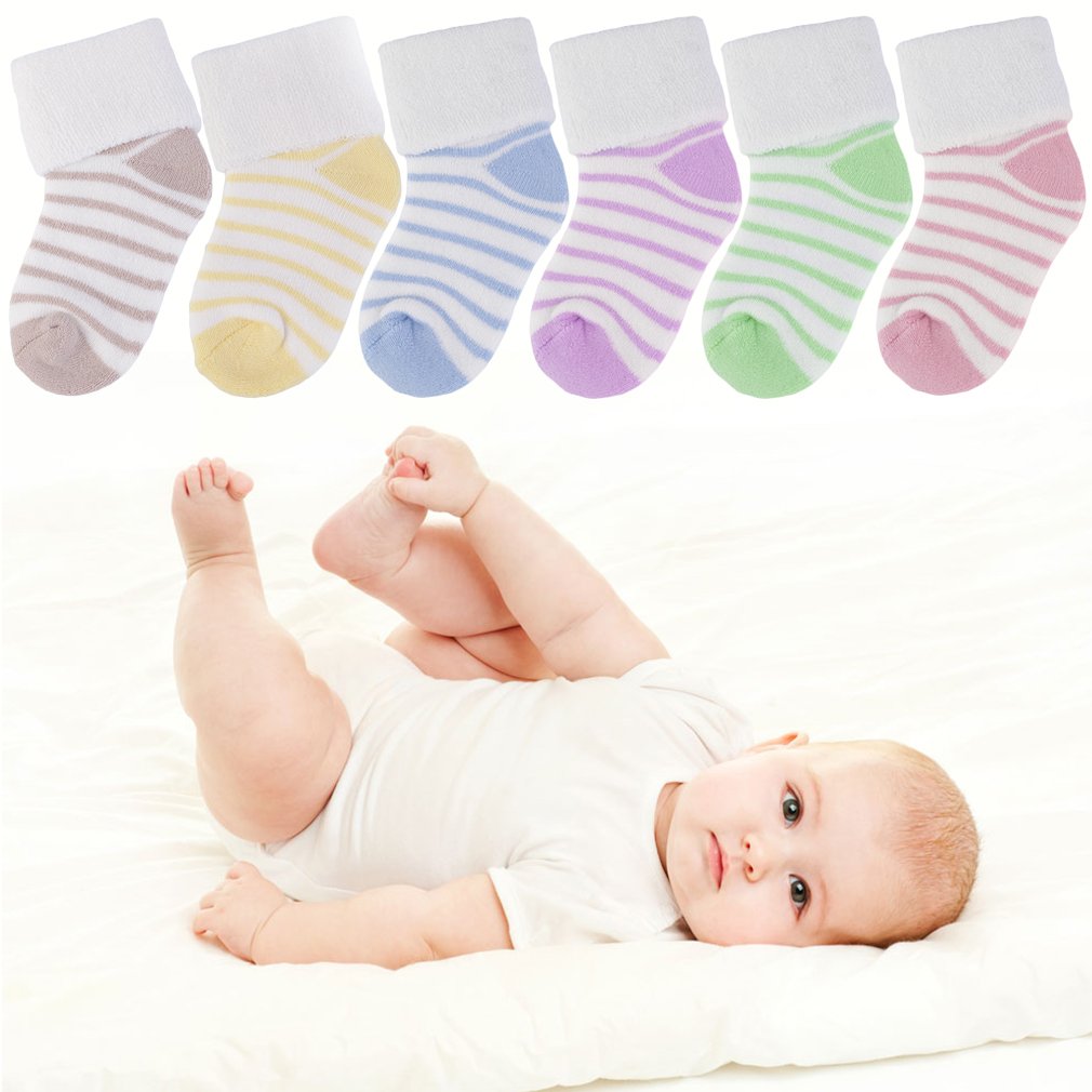 Thick warm children towel socks soft socks baby socks cute colors