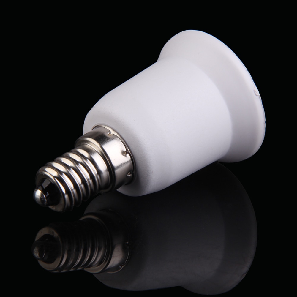 E14 to E27 LED Halogen Light Base Lamp Bulbs Socket Adapter Converter