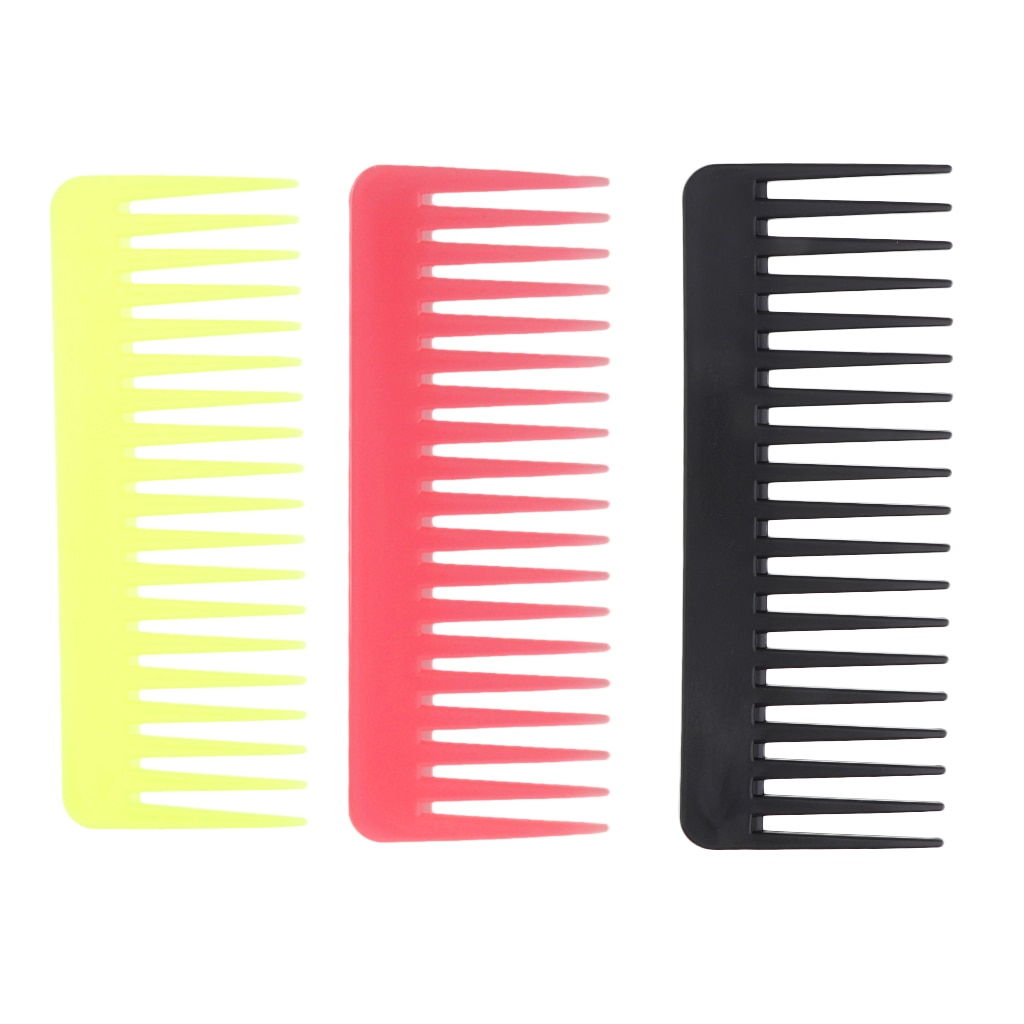 Rake Hair Comb Plastic Detangling Brush Massager Reduce Hair Loss Frizz Snag