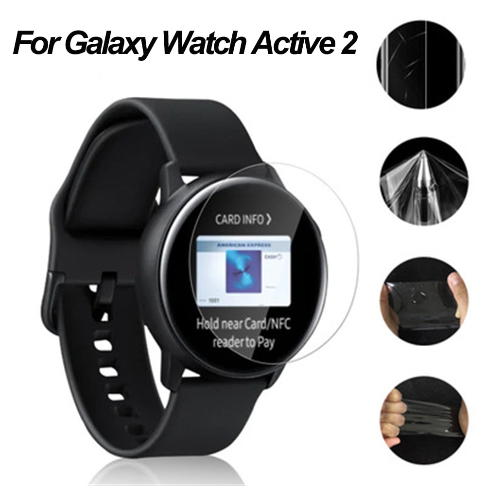 Screen Protector Clear TPU Hydrogel Protective Film for Samsung Galaxy Watch Active 2 Protective Film For Watch 40mm 44mm