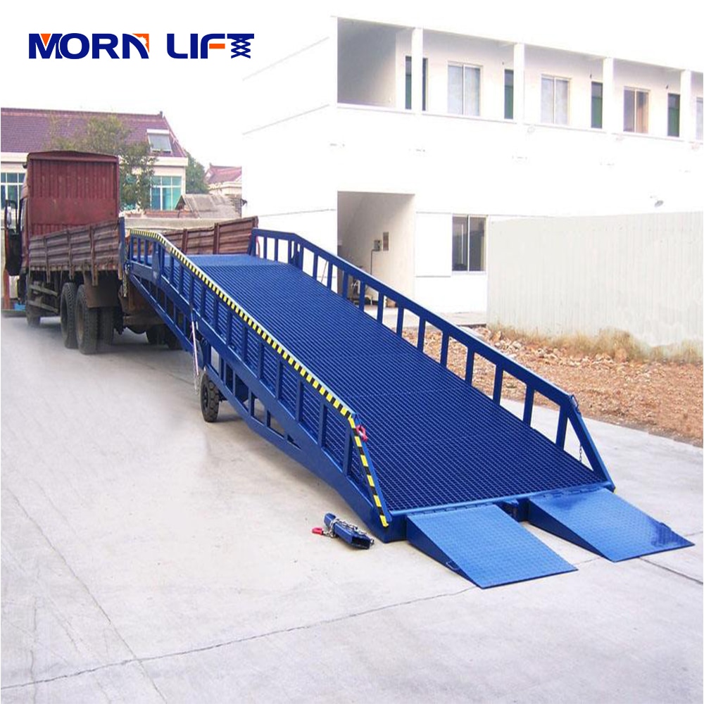 Warehouse 6 ton Hydraulic Loading Container Dock Ramp for Sale