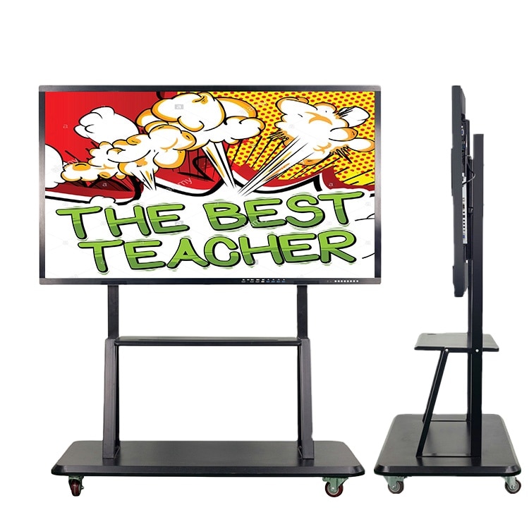 75 85 90 inch all in one touch screen school teaching interactive digital whiteboard smart white board