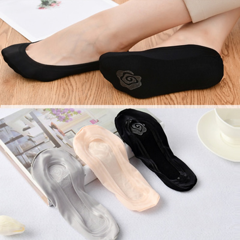 Breathable Women Casual Ultrathin Non-Slip Invisible No Show Non Slip Loafer Liner Low Cut Short Cotton Boat Socks Wholesales