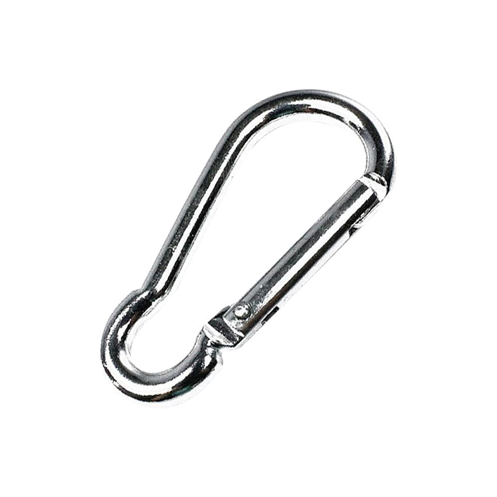 1pcs Mini Silver Aluminum Spring Carabiner Snap Hook Keychain Survival Outdoor Camping Tools Key Chain Clips